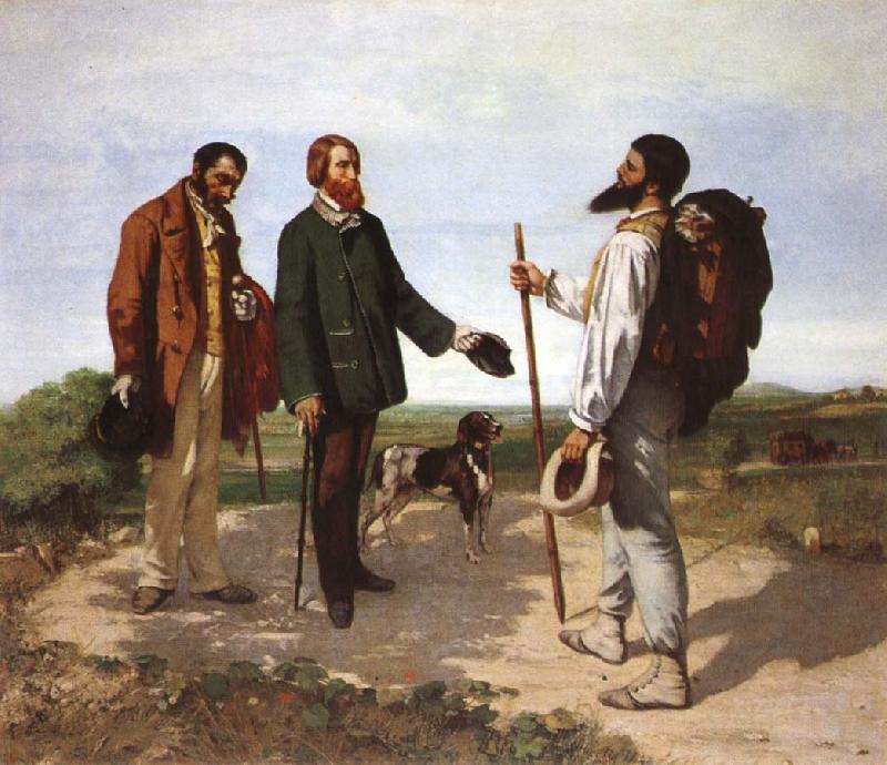 Gustave Courbet Bonjour Monsieur Courbet oil painting image